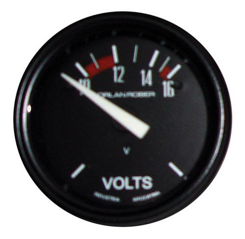 Voltimetro 12v Negro 52mm Orlan Rober 624 H 12v