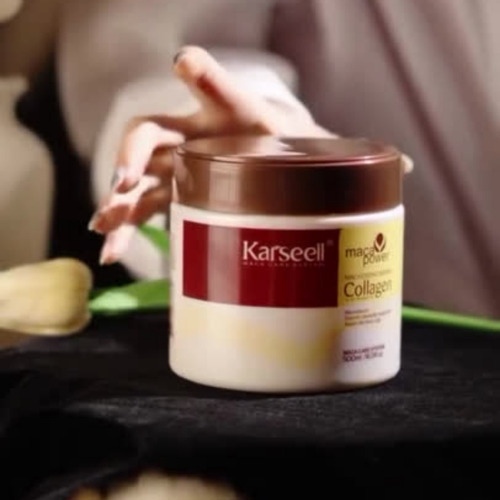 Máscara Com Shampoo Karseell Mais Progressiva Liso De Dália