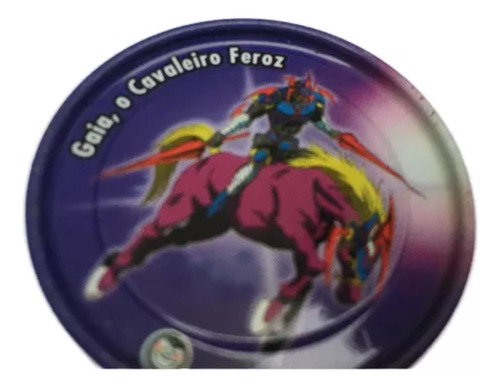 Tazo Metal- Yu-gi-oh! Cavaleiro Feroz- Número 16- Elma Chips (Usado)