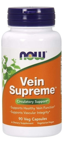 Vein Supreme 90caps, Funcion Venosa Saludable, Now,