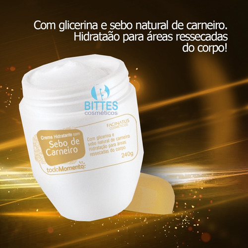 10 Hidratante Corporal Sebo De Carneiro Facinatus Cosméticos