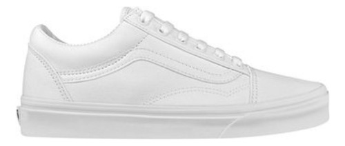 Tenis Vans Old Skool Blancos Tela Unisex 3hw00 Original