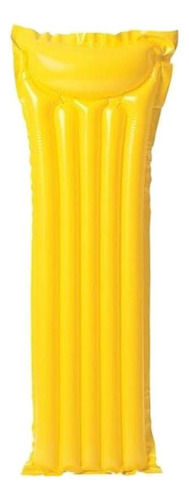 Colchón bronceador inflable para piscina Intex, amarillo, para adultos