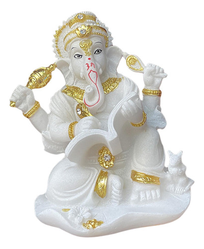 Estatua De Ganesh De Pie Dios Sudeste Asiático Resina