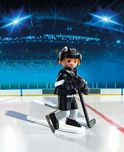 Set Playmobil Nhl Con Jugador De Los Angeles Kings