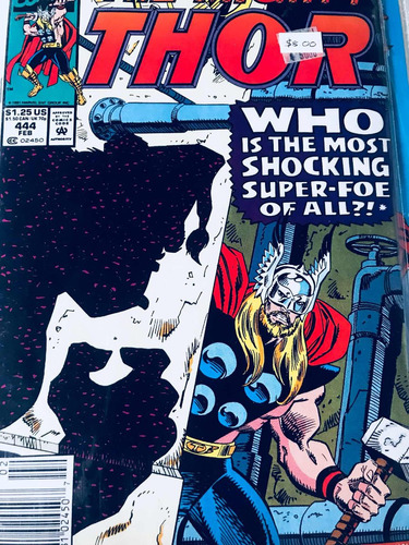 Comic The Mighty Thor #444. Feb 1992. Newsstand Dimsa.