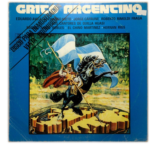 Vinilo Varios Grito Argentino Lp Arg 1982 Promo Impecable Lp