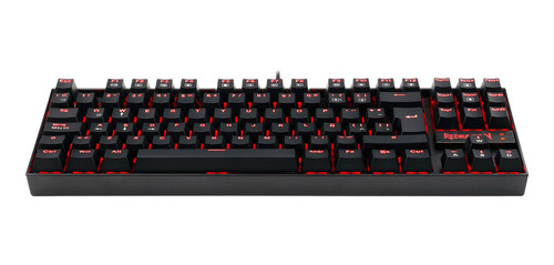 Imagen 3 de 6 de Kit de teclado y mouse gamer Redragon K552-BB Inglés US de color negro