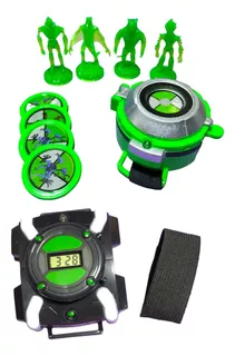 Kit Relógio Ben 10 Omnitrix + Lançador De Discos Promoção !