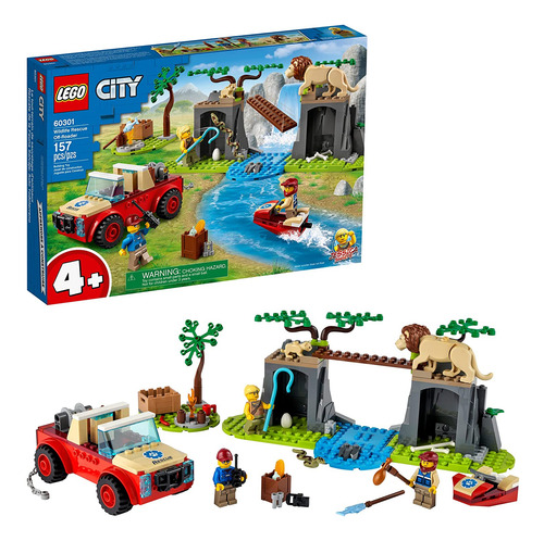 Kit De Construcción Lego City Wildlife Rescue Off-roader 603