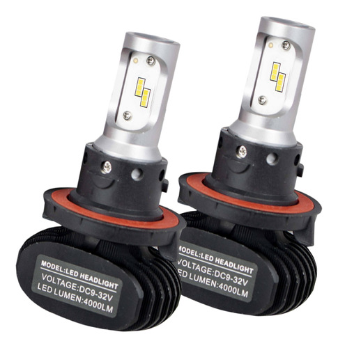 2 Focos H13 Led S1 Csp Lumileds 8000 Lumens Luz Blanca