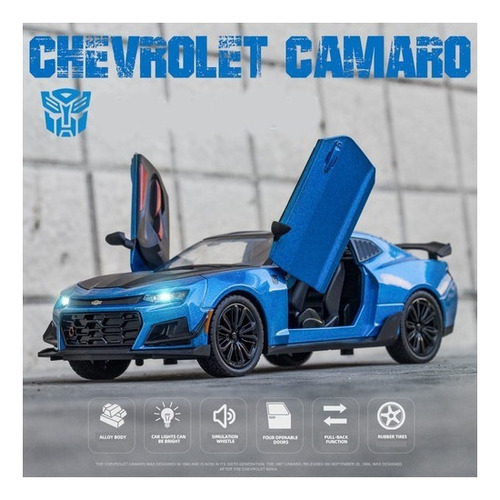 Modelo De Coche Chevrolet Camaro Alloy De La Serie Bumblebee