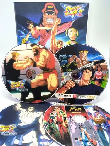 Box Dvd Anime Street Fighter 2 Victory Dublado Tv