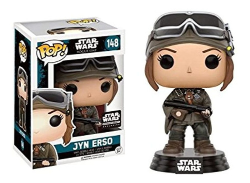 Jyn Erso Pop. Star Wars Rogue Versión Vinilo Bobble Head