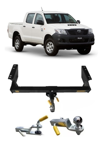 Enganche Toyota Hilux 2005 A 2015 Paragolpes Chapa Pintado 