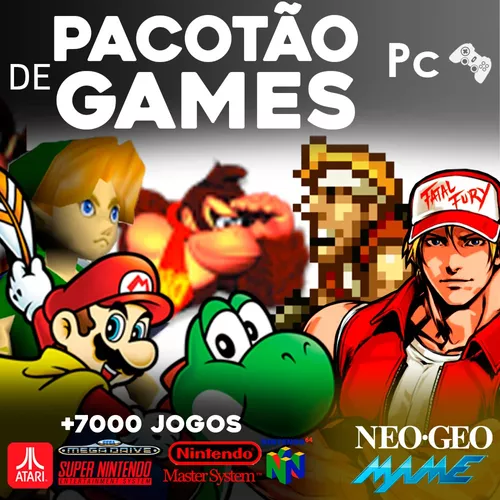 Pacotão de Games com Emuladores + Emulador de Fliperama e NEO GEO