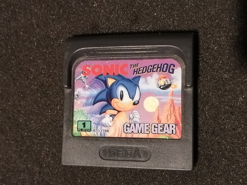 Sega Game Gear Juego Sonic The Hedgehog 