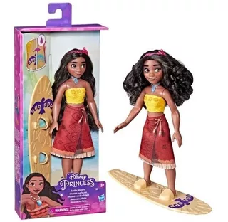 Muñeca Disney Moana Princesa Surfista Y Su Alfombra Mágica