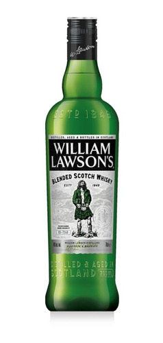 Imagen 1 de 1 de Whisky Escocés William Lawson 1 Litro