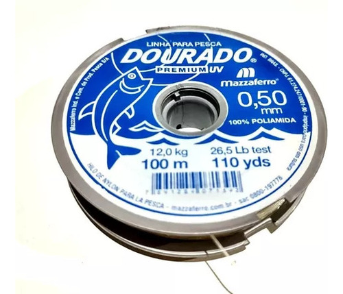 Nylon Tanza Dourado 0.50mm 12kg Pesca
