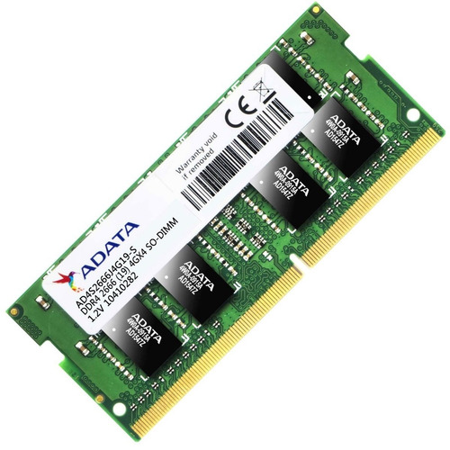 Memória Notebook 4gb Adata Ddr4 2666 Mhz Ad4s2666j4g19