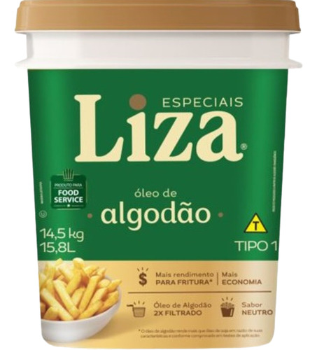 Oleo De Algodao Liza 15,8 Lt
