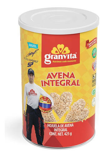 4 Pzs Granvita Avena En Hojuela Natural 425gr