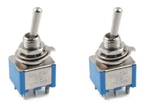 Tecla Switch Interruptor 6 Pines 2 Posiciones - Pack X 2 