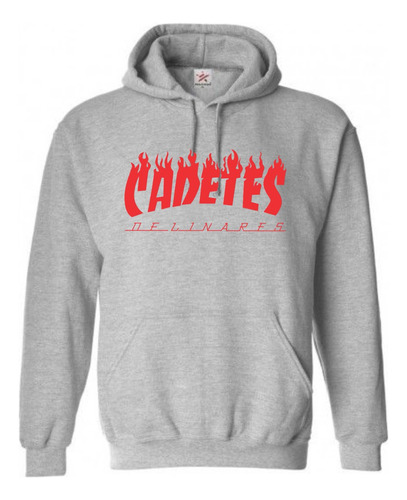 Sudadera Cadetes De Linares Logo 1 Con Gorro  