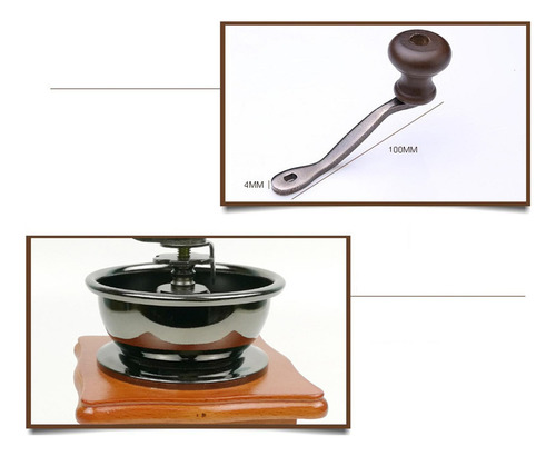 Fs Molinillo De Café Manual Molinillo De Café De Madera