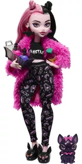 Doll Monster High Draculaura Con Accesorios Para Pijamas
