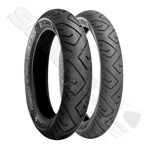 Par Pneu Traxx Tss250 110-70-17 + 140-70-17 (+largo) Technic