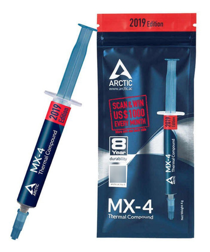 Pasta Térmica En Jeringa 4gr Mx-4/4g-b 2019 Arctic