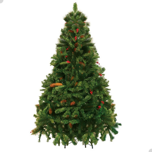 Árvore De Natal Decorada Alpina 330galhos 150cm Magizi