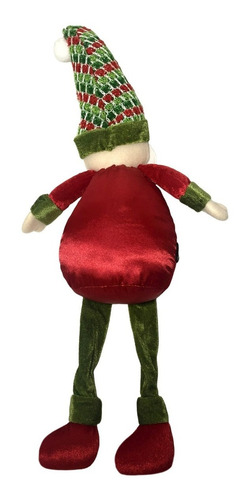 Boneco Papai Noel Luxo 50cm Vermelho Decoração Natal