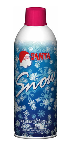 Nieve Artificial Aerosol Spray 255g Santa Snow Arbol Navidad