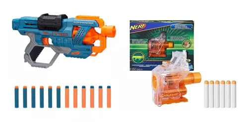 Nerf Elite 2.0 Commander Com Tambor Giratório Para 6 Dardos