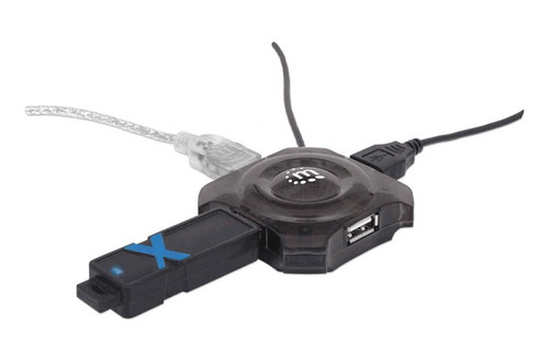 Multi Puertos Concentrador Hub Usb 4 Usb 2.0 Carga Y  Datos