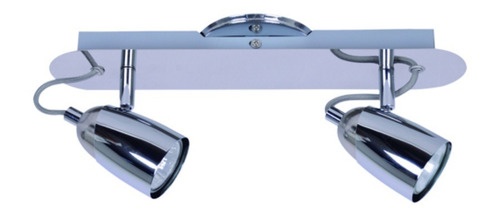 Aplique Pared Interior Konus 2 Luces + 2 Focos Led 7w Candil