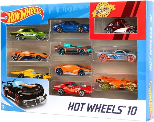 kit 10 Carrinho Hot Wheels Sortidos