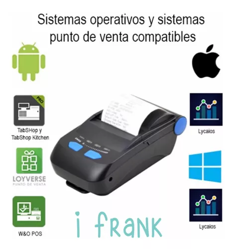 Impresora Termica Xprinter 58mm Bluetooth - Lycaios POS