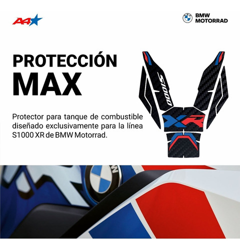 Protector De Tanque Para Moto Bmw S1000xr S1000 Xr