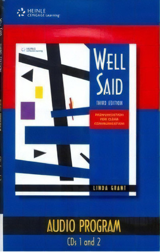 Well Said - 3rd Ed.- Audio S Kel Ediciones, De Grant, Linda. Editorial Cengage Learning En Inglés