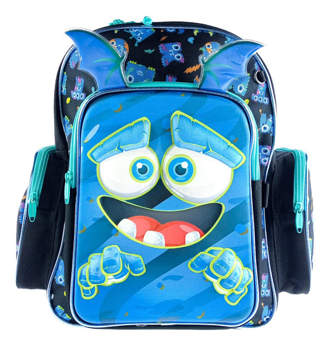 Mochila Bolsa Escolar 3d Monsters Chenson