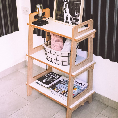 Imagen 4 de 5 de Estantería Madera 82x60x35 - Diseño Nórdico O Industrial