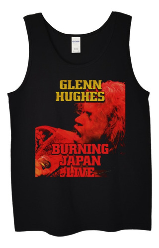 Polera Musculosa Glenn Hughes Burning Japan Rock Abominatron