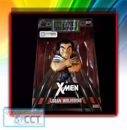 Metals Die Cast X-men Logan Wolverine.lootcrate Colección.