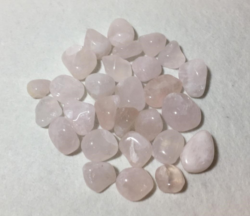 Piedras Semipreciosas Cuarzo Rosa Rolado 1.5-2.5cm 100g