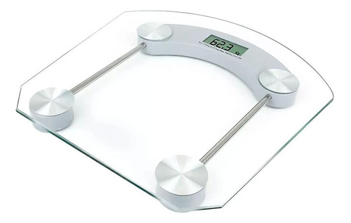 Bascula Cristal Digital Personal D Vidrio Templado Max 180kg Punta Redonda