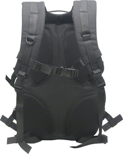 Mochila Tática Grande Academia 45 Litros Impermeável Ml1055 Cor Preto Desenho Do Tecido Lisa